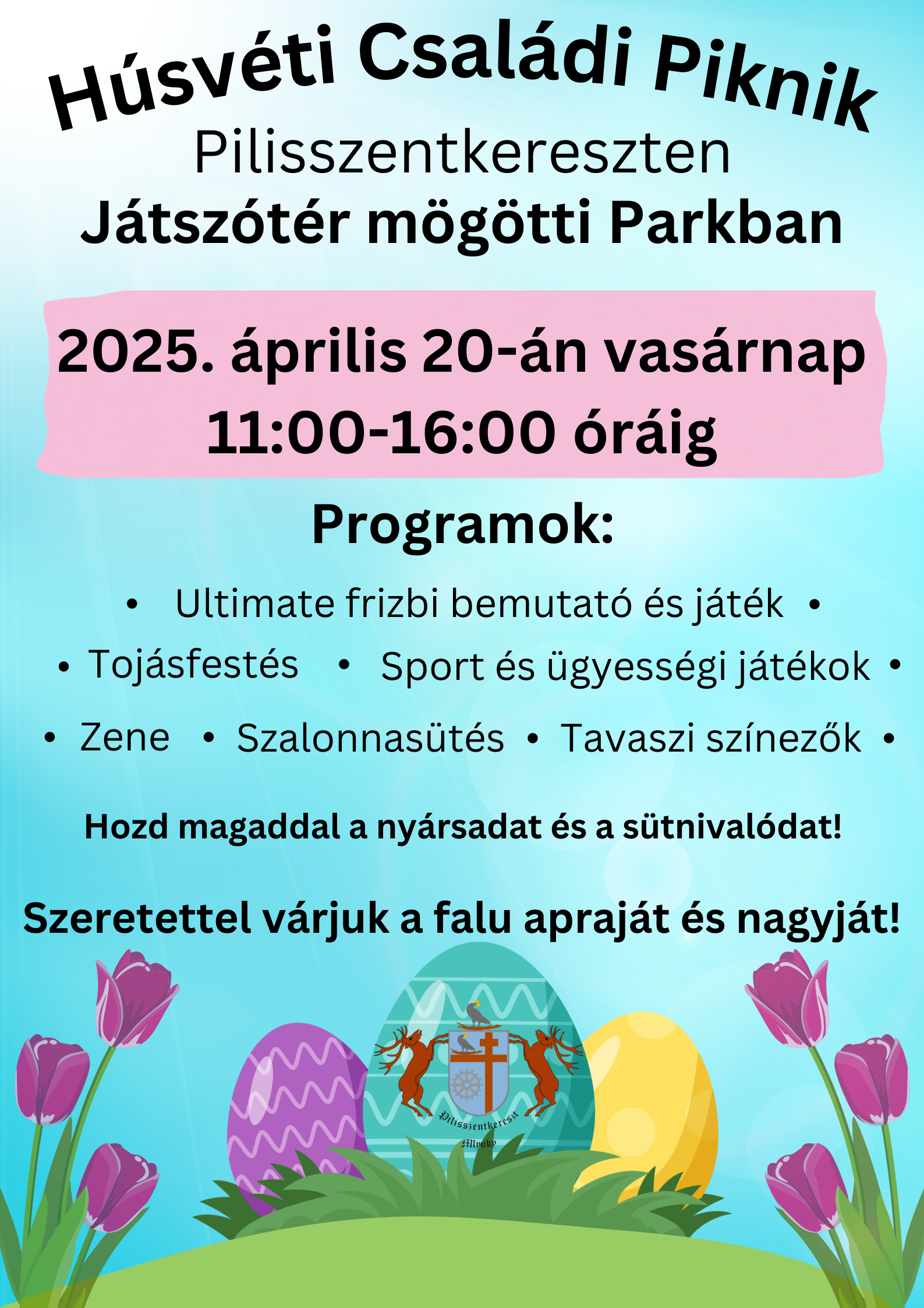 húsvéti családi piknik 2025