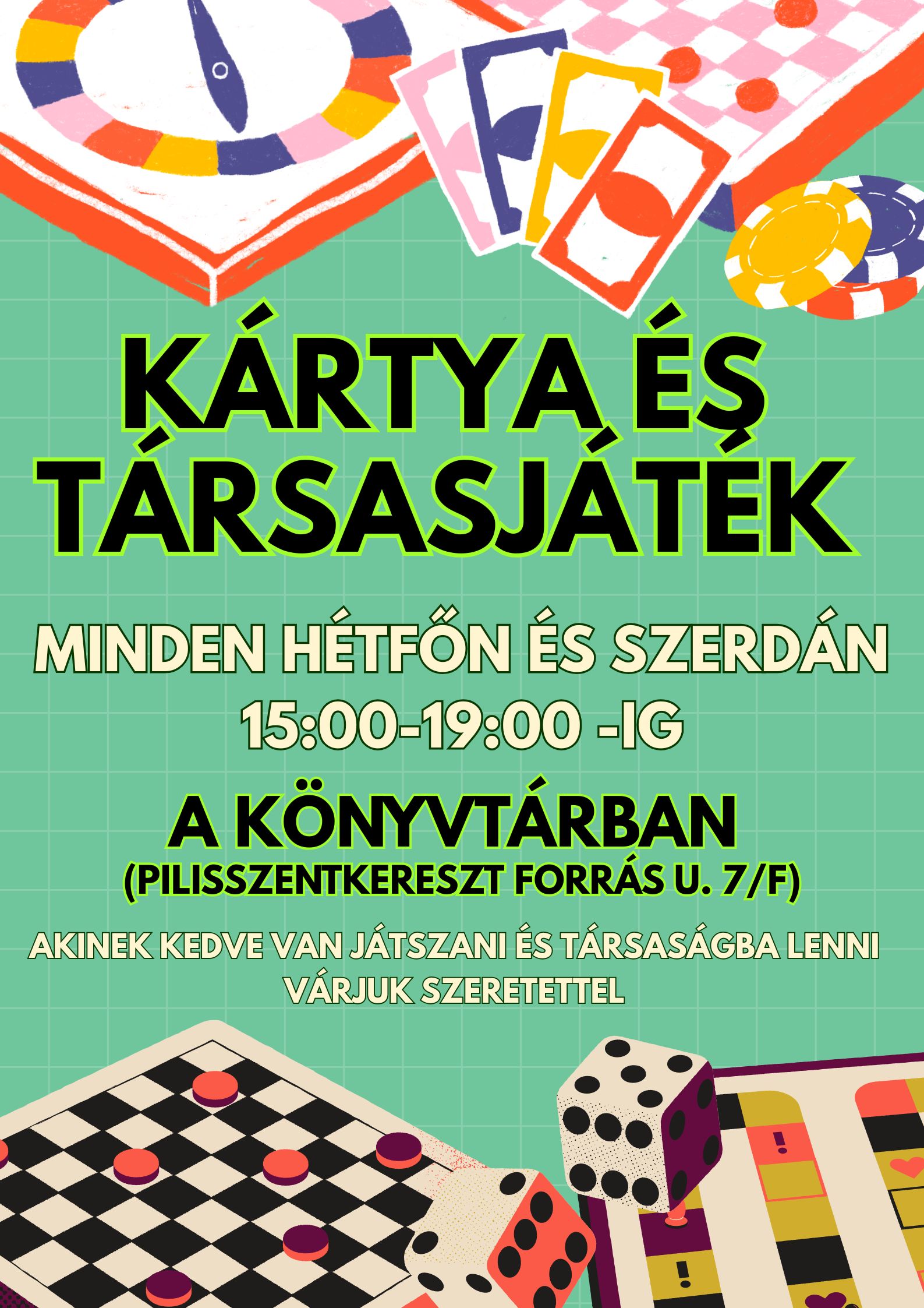 kártya és társas